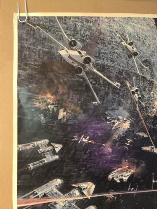 Star Wars Vintage Movie Poster Pin - up Galaxy Fight 1977 Fox Factors 6