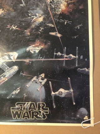 Star Wars Vintage Movie Poster Pin - up Galaxy Fight 1977 Fox Factors 8