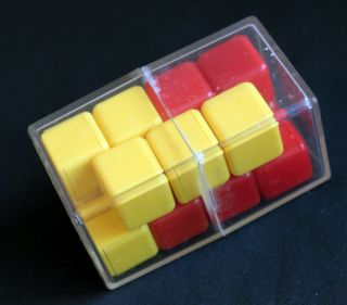 Vintage Unusual Minus Cube Puzzle Brain Teaser 3d Pyatnashki 15 Logik Game Ussr