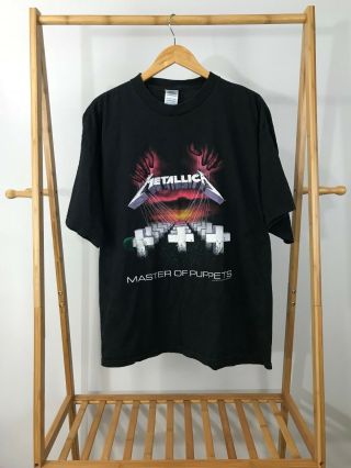 Vtg 1994 Metallica Master Of Puppets Tour 2 - Sided Short Sleeve T - Shirt 2xl Rare