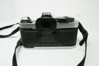 Vintage Canon AE - 1 Camera program with case Black/silver color 3