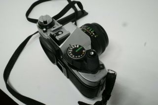 Vintage Canon AE - 1 Camera program with case Black/silver color 6