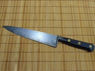 Vintage Sabatier Professional Carbon Steel Chef Knife 20mm (7.  75 Inch) Blade