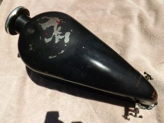 Vintage Kart Simplex Seat Back Fuel Tank With Cap Very Rare
