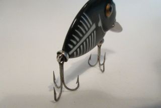 Vintage Heddon Tiny Punkinseed XBW Black Shore 6