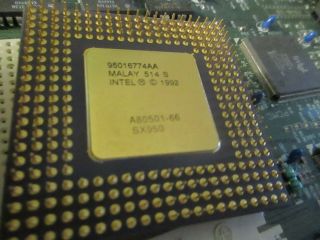 RARE vintage motherboard 586MPCI MI P459F00100 socket 4,  Intel A80501 - 66 cpu 3