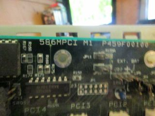 RARE vintage motherboard 586MPCI MI P459F00100 socket 4,  Intel A80501 - 66 cpu 6