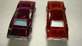 Hot Wheels Vintage Redline 4 - Custom Dodge Charger gold blue red magenta 10