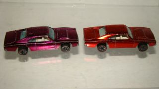 Hot Wheels Vintage Redline 4 - Custom Dodge Charger gold blue red magenta 9