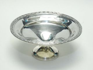 Mueck - Carey 609 Weighted Sterling Silver Compote Pedestal Candy Dish 6.  25 " 125g