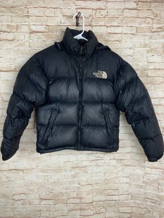 The North Face Women’s Vintage Puffy 700 Down Winter Jacket Black Size Xs