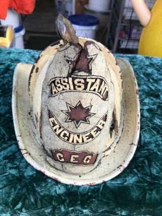 Vintage Fireman Helmet