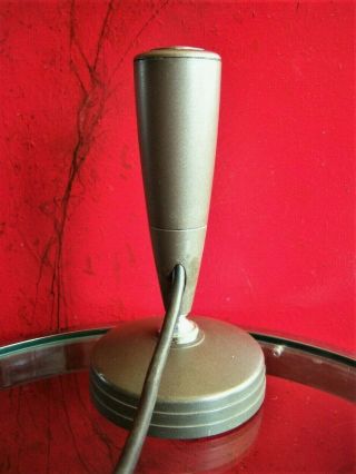 Vintage 1950 ' s RARE R.  C.  A BK - 1A pressure dynamic microphone old w stand J.  F.  K 4