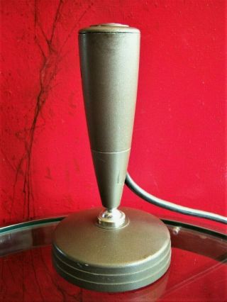 Vintage 1950 ' s RARE R.  C.  A BK - 1A pressure dynamic microphone old w stand J.  F.  K 8
