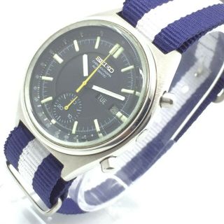 Vintage Seiko Chronograph 6139b Automatic Day Date 39mm Mens Wrist Watch A1790