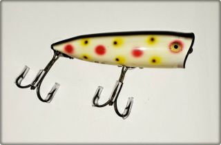 Rare Color Heddon 9540 Chugger Spook Strawberry Spotted