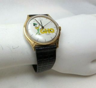 Rare Vtg Sammy Davis Jr.  Greater Hartford Open Gho 1980 Golf Wrist Watch Timex