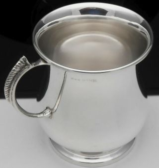 Sterling Silver Christening Cup / Mug - Birmingham 1972 - Vintage