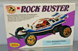 Vintage Isc Rock Buster 1/10 Radio Controlled Off - Road Racer Ready To Assemble