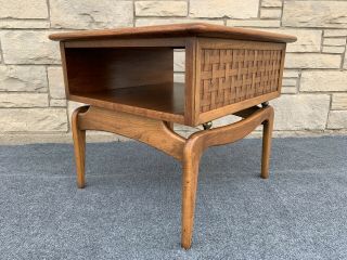 Mid Century Modern Lane Perception Adrian Pearsall Style Lamp End Table - 908 - 06 11