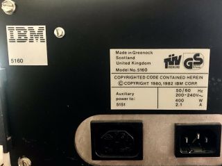 Vintage IBM PC XT 5160 Personal Computer. 4