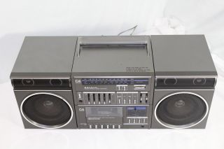Rare Vintage Sanyo C4r Am/fm Radio Cassette Tape Player Boombox