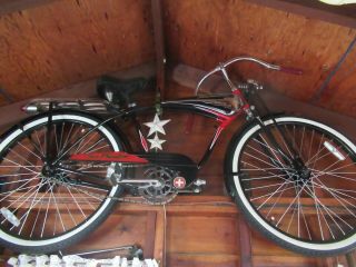 Vintage Schwinn Phantom Bicycle.  Cruiser,  Restored Showroom