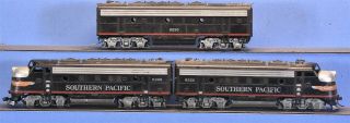Ho - Vintage Athearn Hi - F F7s,  Southern Pacific Black Widow,  2 Powered A 