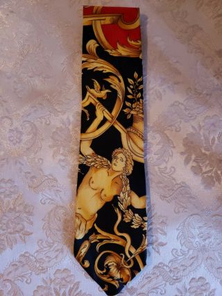 Rare Gianni Versace Vintage Silk Tie Necktie