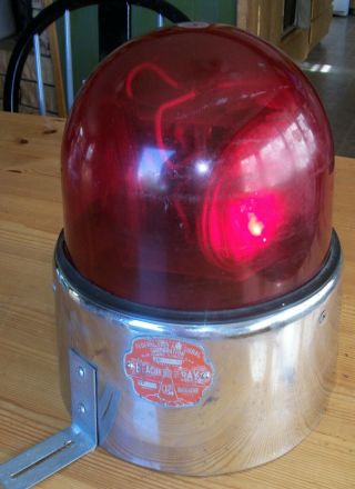 Vintage Federal Sign & Signal Beacon Ray Emergency Light Model 17 Cond.