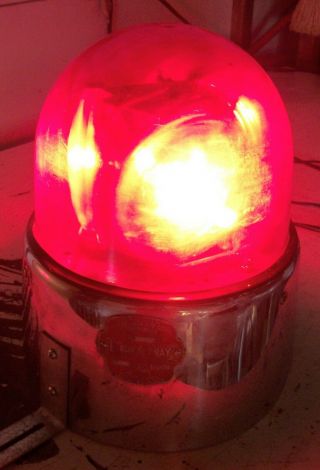 Vintage Federal Sign & Signal Beacon Ray Emergency Light Model 17 Cond. 2