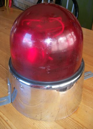 Vintage Federal Sign & Signal Beacon Ray Emergency Light Model 17 Cond. 6