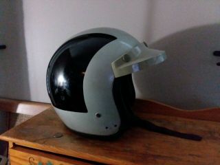 Vintage Bell Magnum Toptex Motorcycle Helmet Snell Size 7 1/2 W/bell Visor