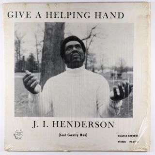 J.  I.  Henderson - Give A Helping Hand Lp - Piggylo Rare Private Soul Funk Vg,  Mp3