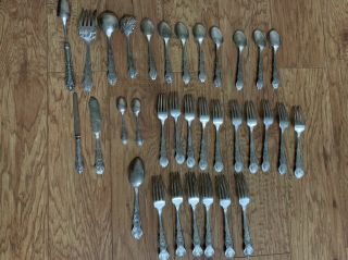 Moselle Silverplate 43 Pieces—Pat 4.  10 - 06–International Silver Co—Box 3