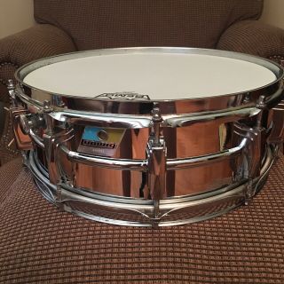 Ludwig Vintage Supraphonic Snare Drum 10 Lug 1970’s Made In Usa