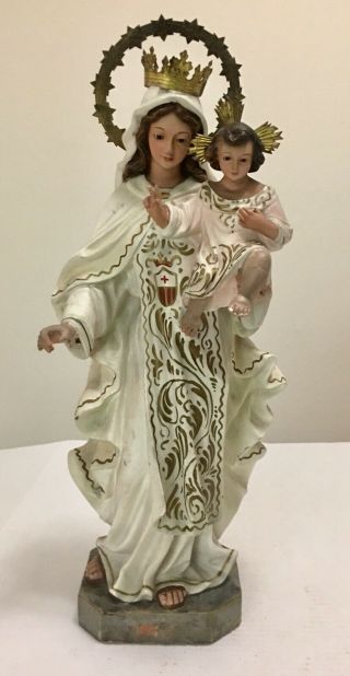 Vintage Virgen De La Merced 17 