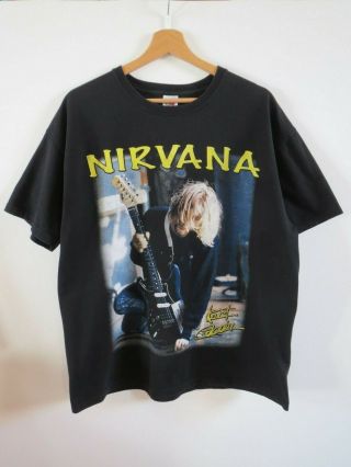 Vintage Nirvana T - Shirt - Vintage Kurt Cobain T Shirt - Size Xl