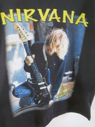 Vintage Nirvana T - Shirt - Vintage Kurt Cobain T shirt - Size XL 2