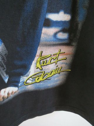 Vintage Nirvana T - Shirt - Vintage Kurt Cobain T shirt - Size XL 3