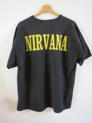 Vintage Nirvana T - Shirt - Vintage Kurt Cobain T shirt - Size XL 6