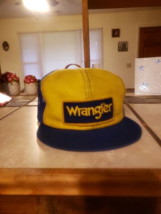 Vintage Wrangler Truckers Cap/hat Patch