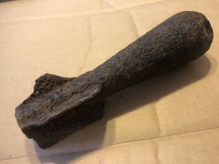 Rare Dig Find Vintage Ww2 Practice Dummy Bomb Mark - 23 Cast Iron Inert Relic Rust