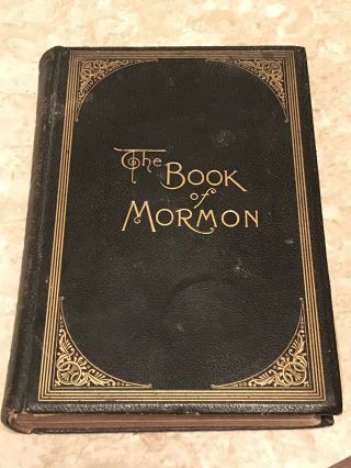 Book Of Mormon 1888 131 Years Old Rare