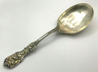 Reed & Barton Francis I Sterling Silver Solid Salad Serving Spoon 9 - 1/2 " 154.  5g
