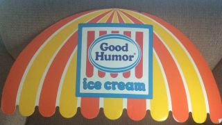 Rare Vintage Good Humor Ice Cream Foamboard Cardboard Store Display Advertising