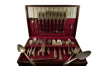Price Drop - Silver Plate Cutlery - Vintage Set - Lady Hamilton By Community Oneida