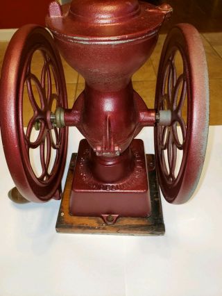 Antique 1873 CAST IRON Enterprise COFFEE GRINDER MILL Philadelphia USA 12 