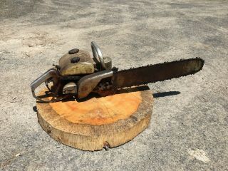 Eclipse Wasp Chainsaw,  Runs,  Eclipse Wasp Vintage Collector Chainsaw,  Orig Old Saw