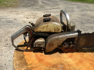 Eclipse wasp chainsaw,  runs,  eclipse wasp vintage collector chainsaw,  orig Old saw 2